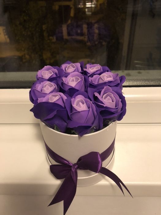 Trandafiri sapun 9 bucati