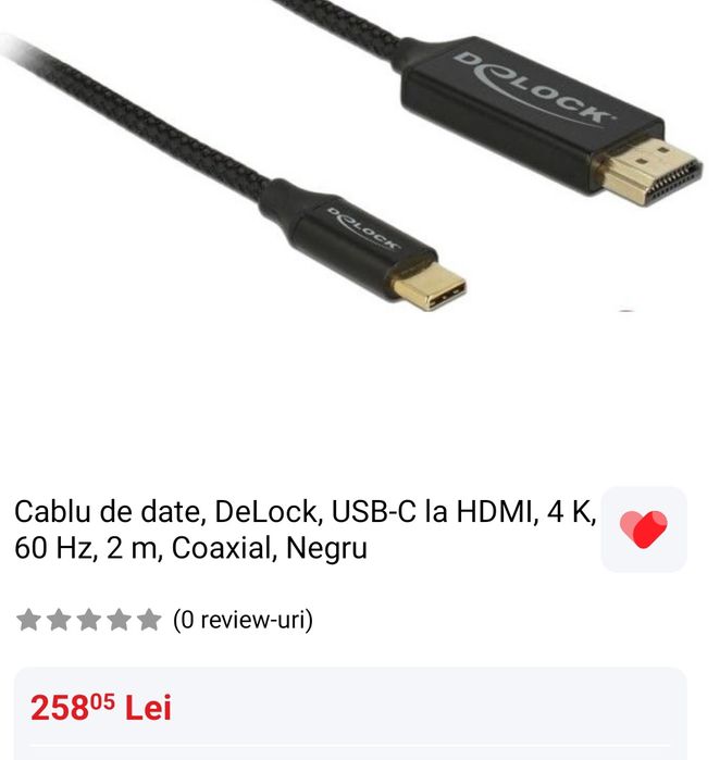 Cablu HDMI (3 m) myria HighSpeed MY 2006 negru