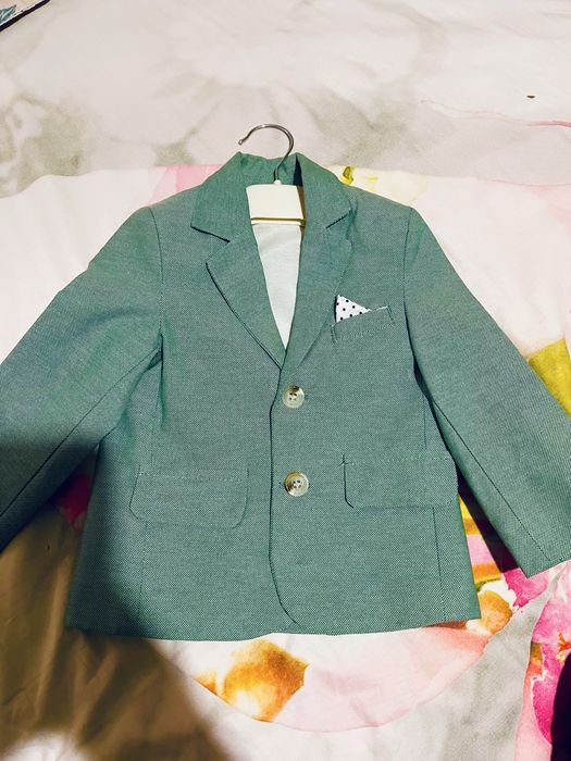 Бебешко сако в цвят мента- размер 80