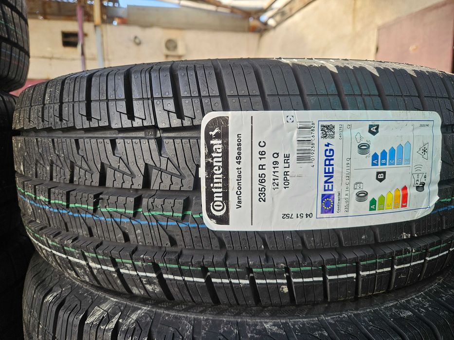 4 Нови бусови гуми 235/65 R16C Continental Van 4Season 121/119Q 10PR