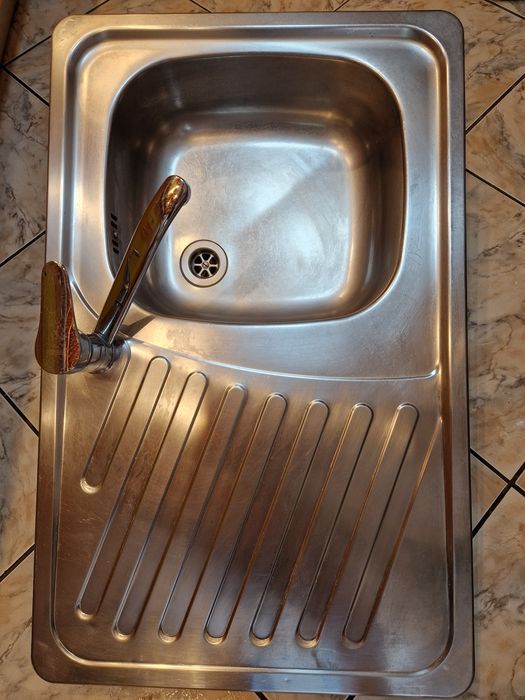 Chiuvetă Bucatarie din Inox + Baterie