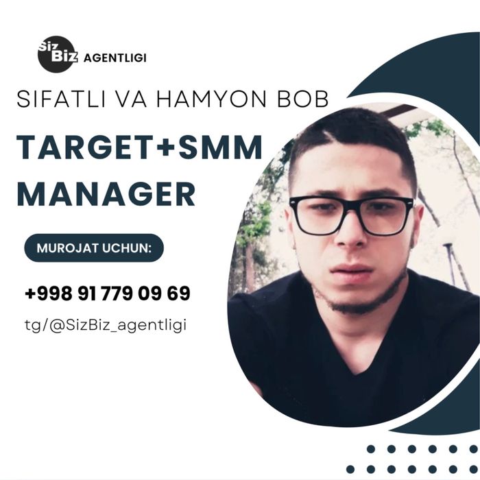 SMM | TARGET  Xizmatlari Siz Uchun faqat SizBizda