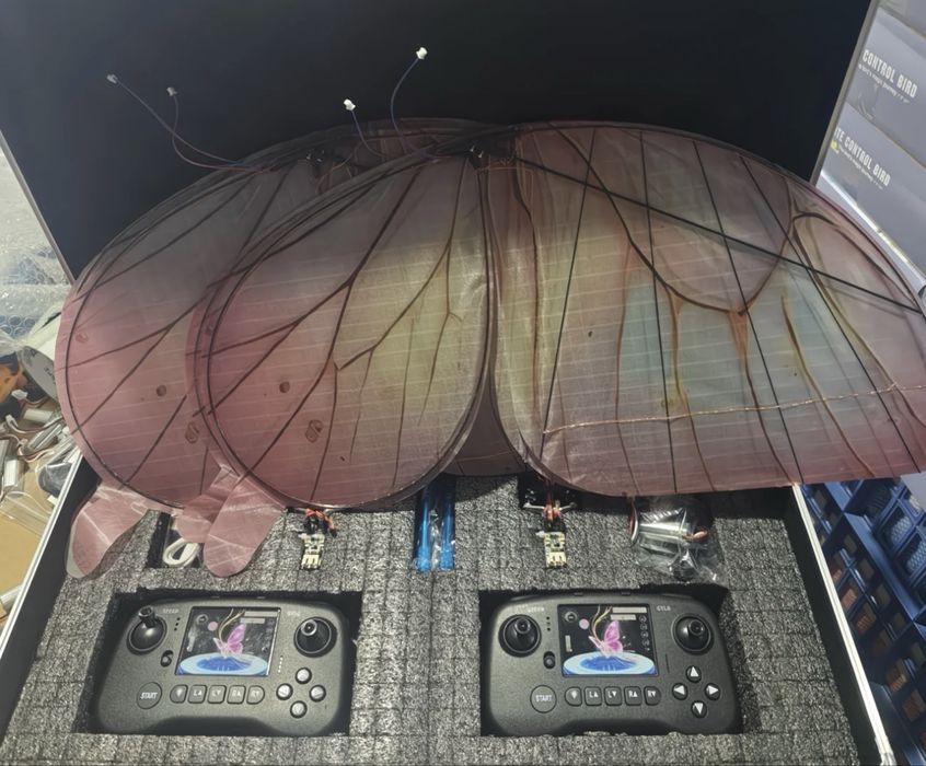 Дрон кобелек бабочка