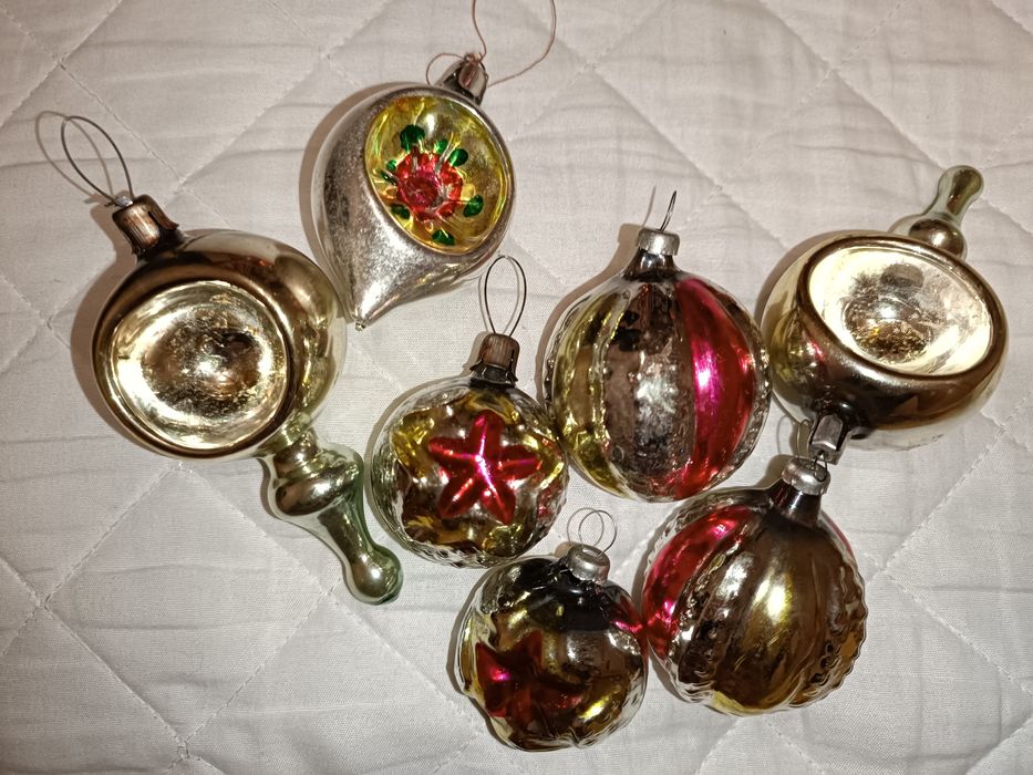 Старые ёлочные игрушки СССР