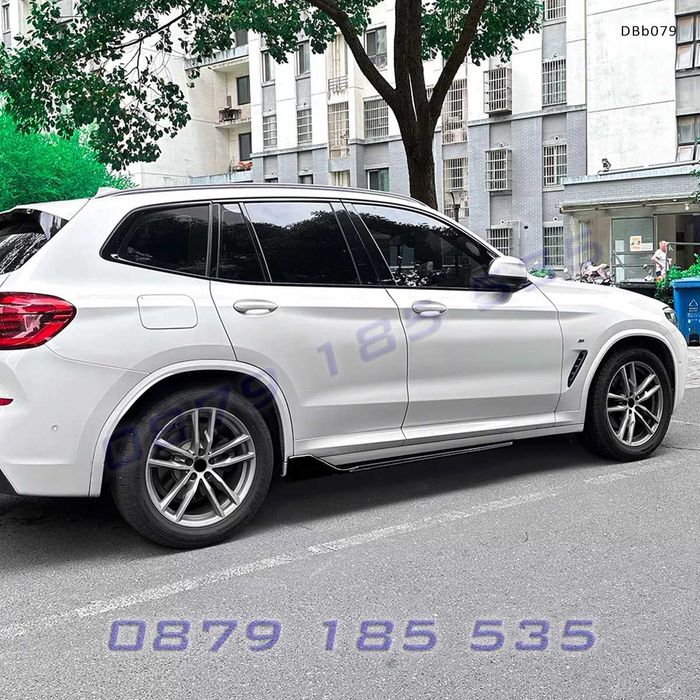 Добавки за прагове за BMW X3 G01 X4 G02 M Sport 2018–2024 черен гланц тунинг странични лайсни бмв х3 х4 tuning pragove bmv