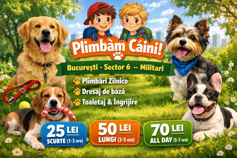 Plimbari Caini bucureti