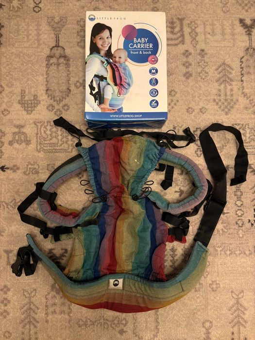 Marsupiu ergonomic Baby Carrier Little Frog - Dark Spectrolite