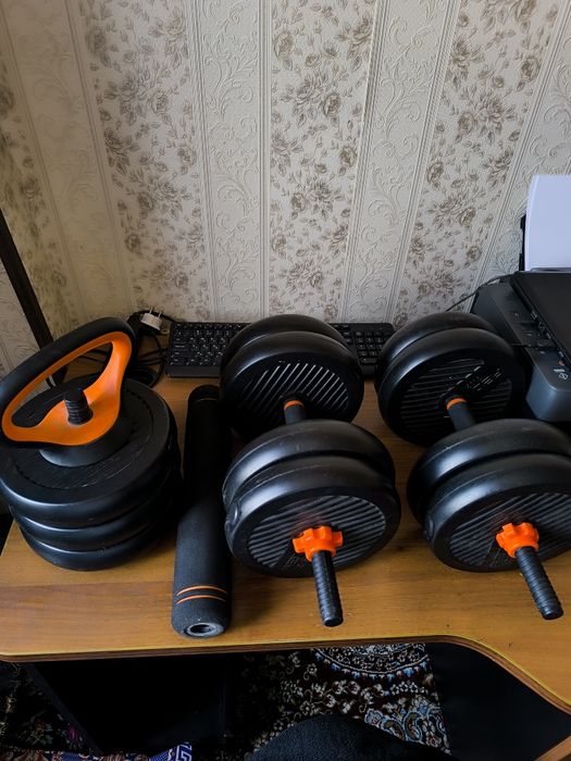 Gantel nabor, shtanga, Gera qilib ishlatish mumkin