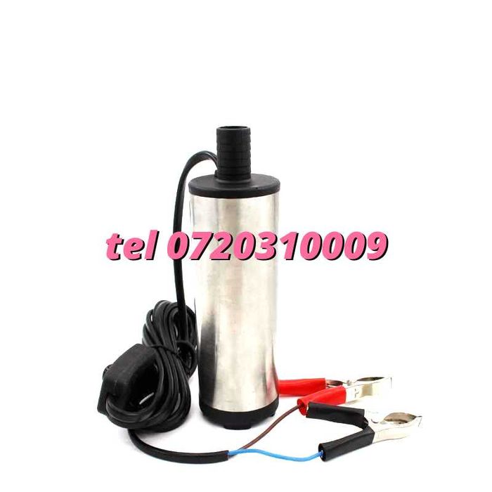 pompa camioane pentru electrica auto submersibila 12V 12 l min 38mm