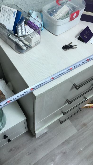 Шкаф с комодом б/у