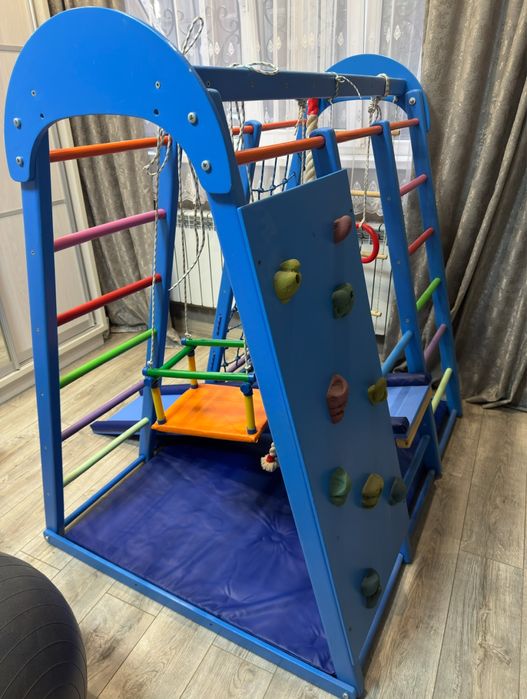 Детская игровая, горка, качеля