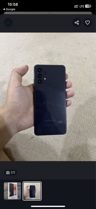 Samsung A32 sastaniyasi zor 64 gb garantiya bor karobkasi yoq lekn