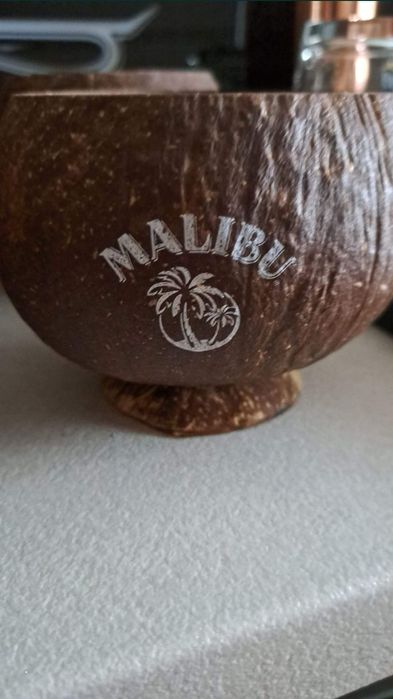 Pahare set 6 bucati Malibu din cocos