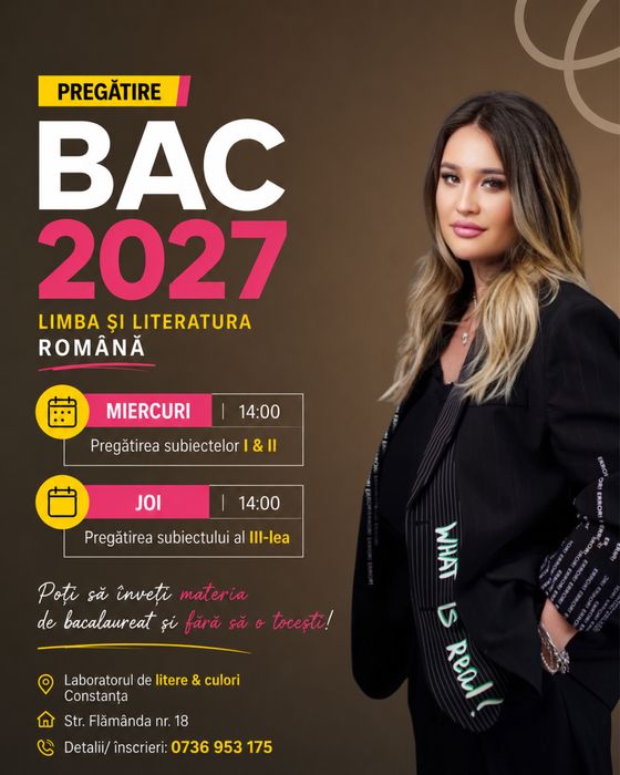 Meditatii BAC limba si literatura română