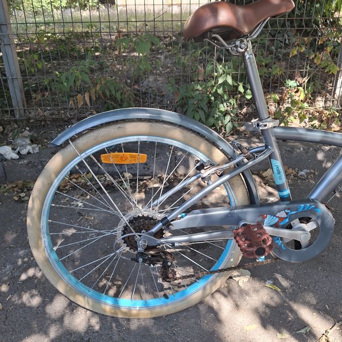 Biciclera copii BTWIN 24 inch  gri