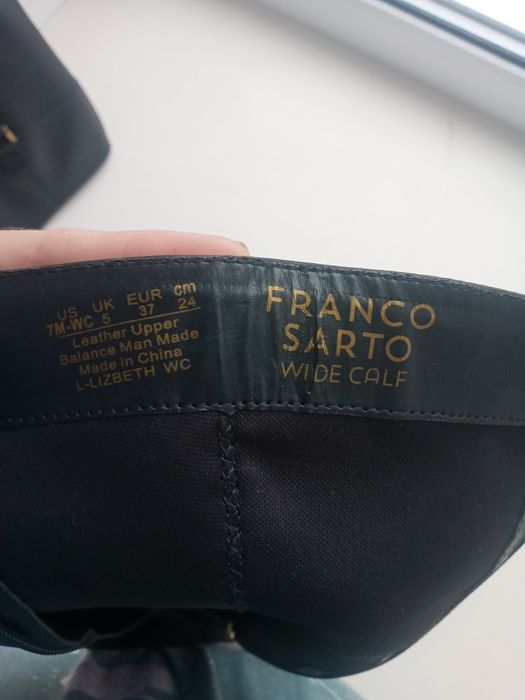 Продам женские кожаные сапоги