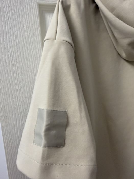 Zara , tricou cu gluga , oversized, bej, L-XL, barbati