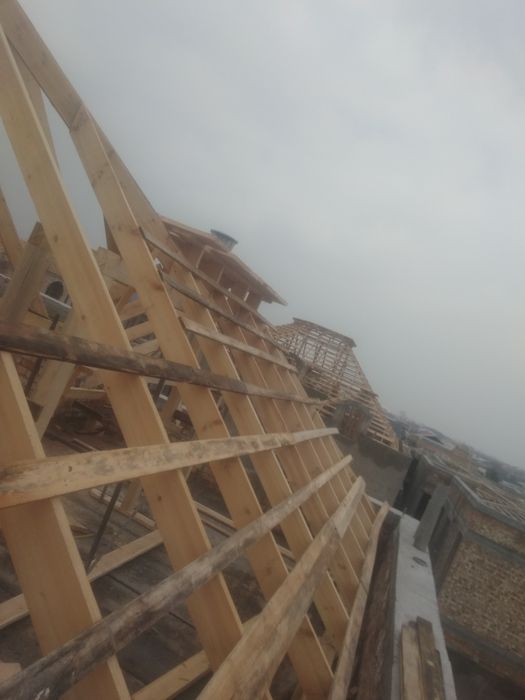 Strapil qoqamiz tom yopamiz profnastil