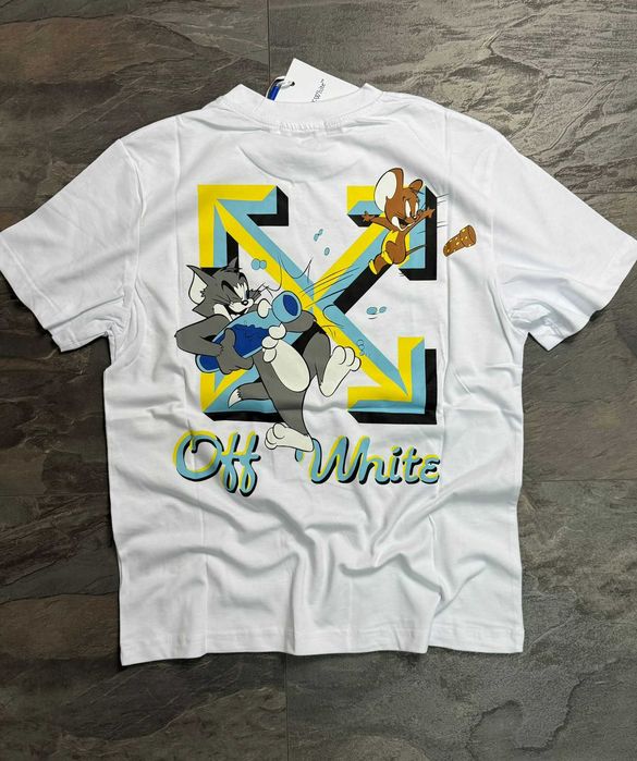 Модерни мъжки тениски OFF WHITE – стил, комфорт и перфектна визия за лятото!