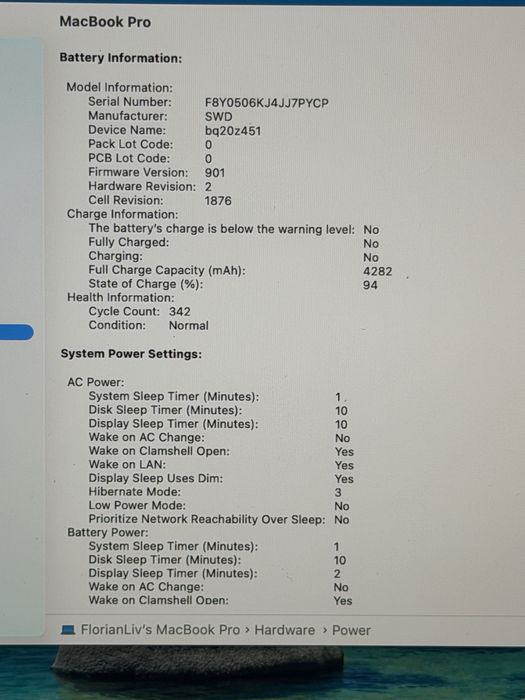 I7,  32GB Ram, 512Gb MacBook Pro 13-inch 2020 Four Thunderbolt 3 ports