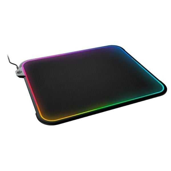 ^Коврик SteelSeries QCK PRISM 360-degree 12zone Prism RGB illumination