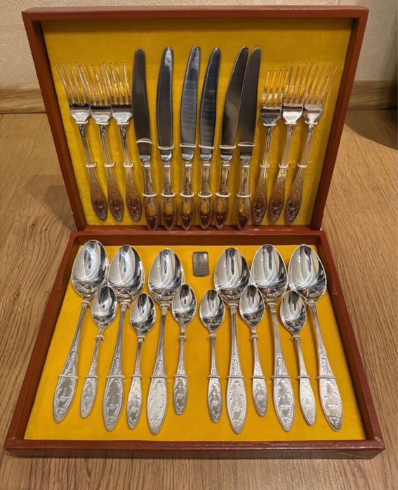 Мельхиоровый приборы Ссср новый