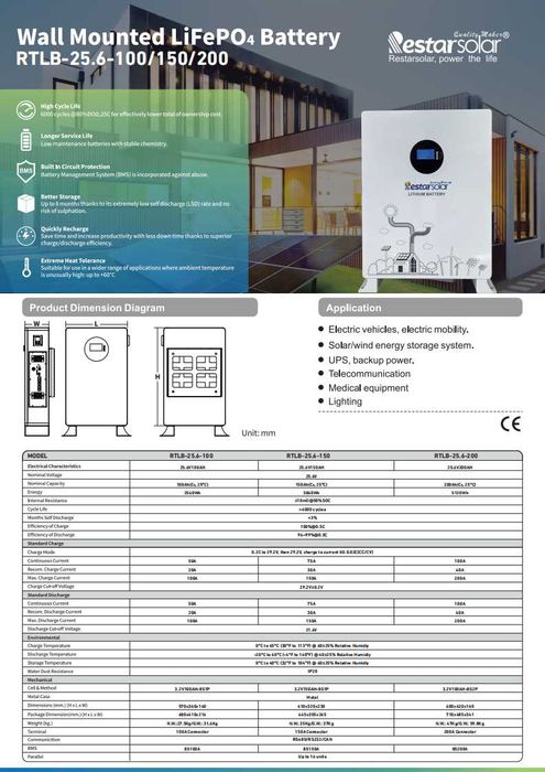 Литий железо фосфатный аккумулятор от 5 кВт 10 кВт 15 кВт и больше