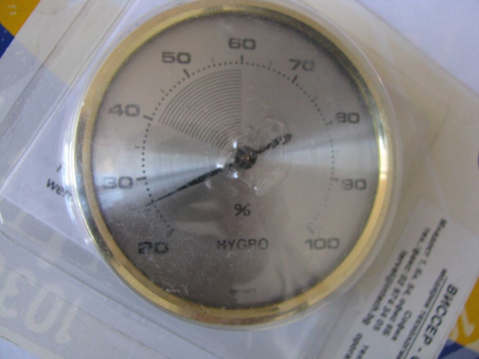 Влагомер за въздух аналогов, работи без батерия диаметър 7см