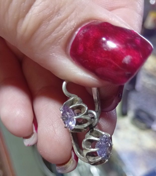 Серебряные серьги