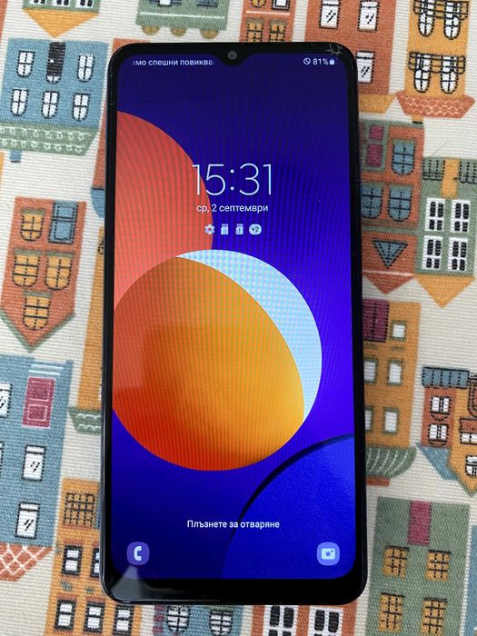 телефон Samsung Galaxy M12 - с 2 SIM карти