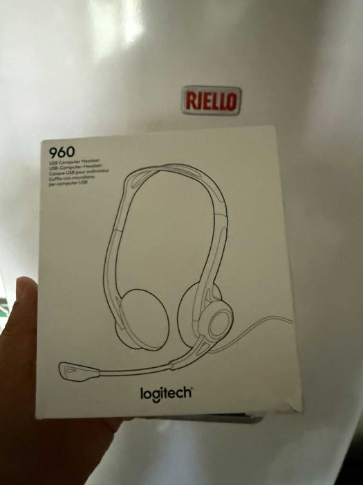 Casti cu microfon Logitech 960 PC Headset, USB