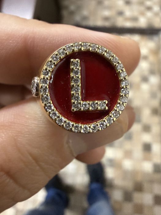 Inel aur 18 k si diamante naturale