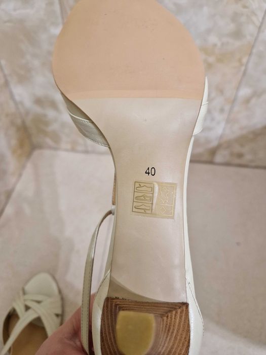 Sandale piele nude mar. 40