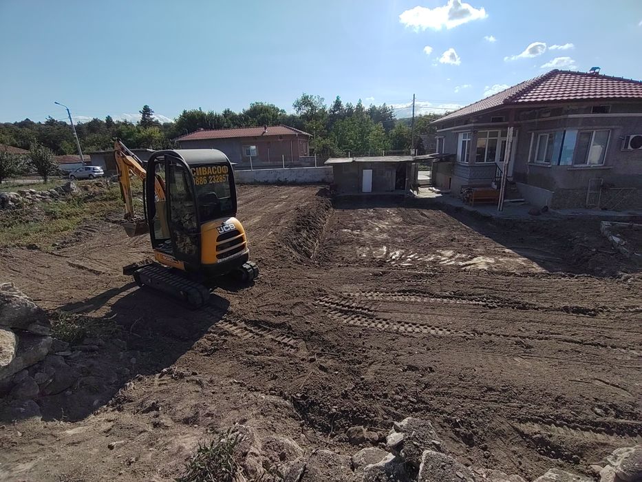 Услуги с мини багер гр. Русе и района