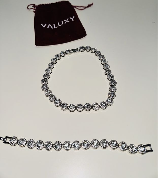 Set colier+bratara  angelic din zirconiu