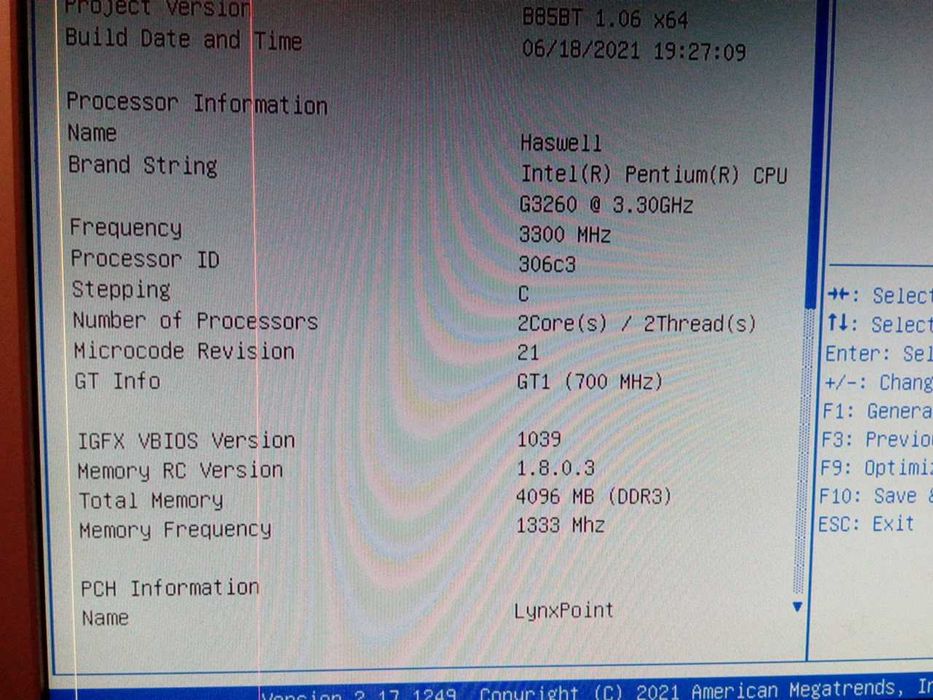 процессор Intel Pentium G3260 3.3Ghz Сокет - 1150