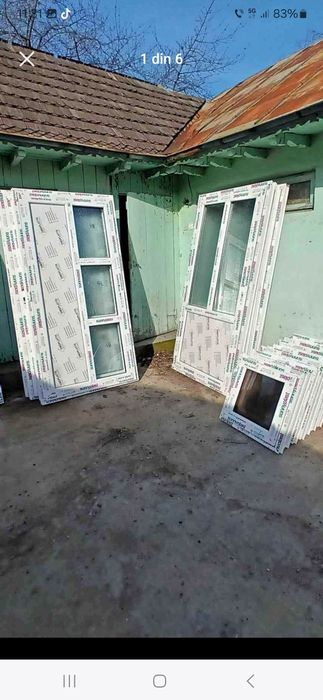 Stoc nou de  geamuri și uși orice dimensiune