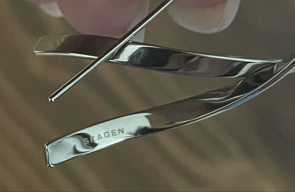 Обеци Skagen от стомана