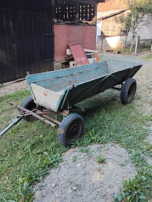 Vand tractor U 445 + plug + remorca + disc