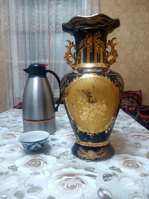 Ваза с позолотой япония