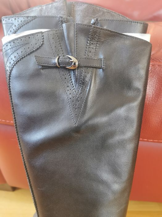 Cizme piele eco negre 37