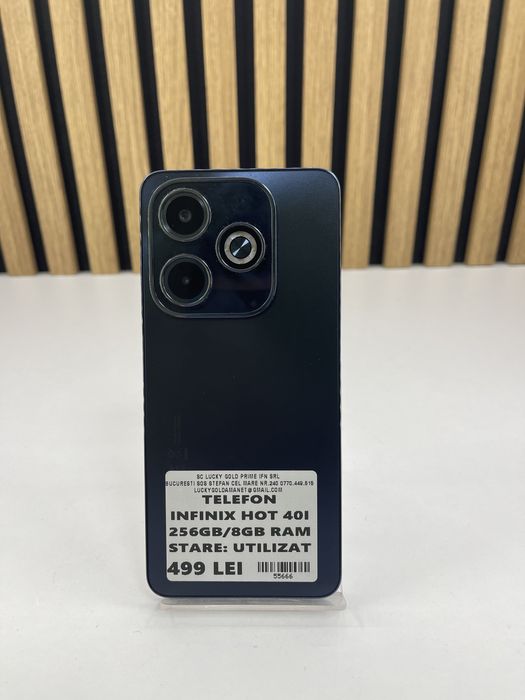 Infinix Hot 40i 256GB / 8Gb Ram FACTURA/GARANTIE #55666