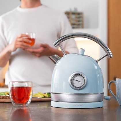 Електрическа кана Cecotec Thermosense 420 Vintage Light Blue
