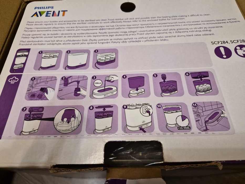 Sterilizator si uscator de biberoane Philips Avent Premium