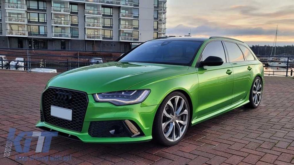 Bara Fata compatibil cu Audi A6 4G RS6 Design (2011-2015) cu Grile