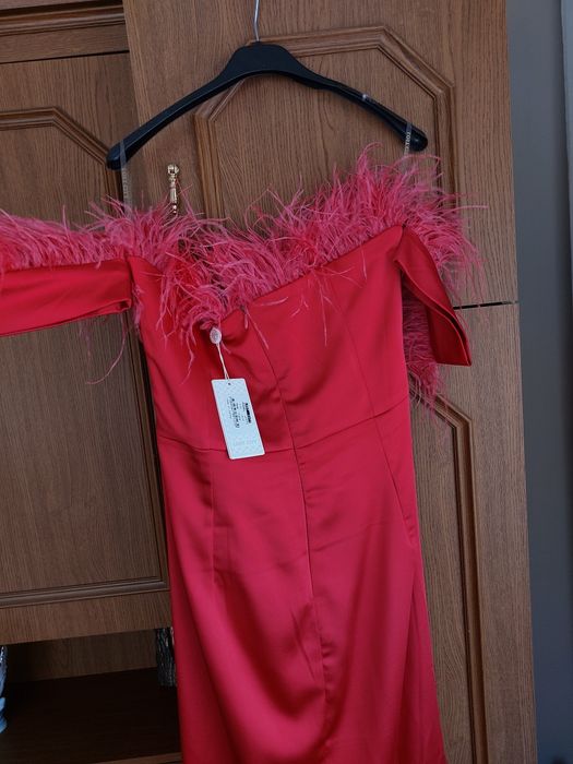 Rochie eleganta, fucsia ,mărimea XL