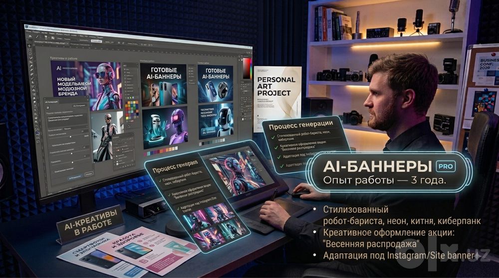 Разработка AI банеров