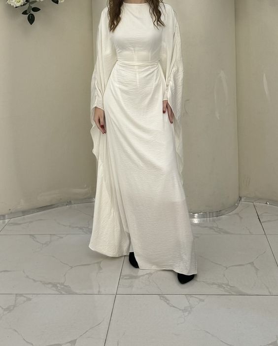 Абайя белая не просвечивает