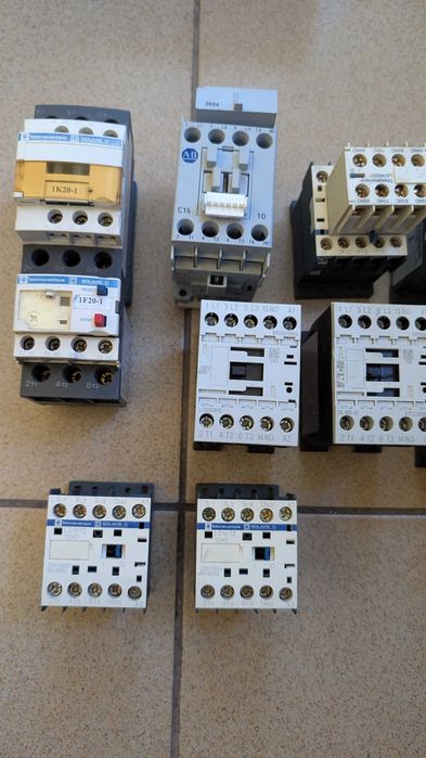 Lot Echipamente Automatizări Industriale NOI – Contactoare și Disjunctoare Motor (Schneider, Siemens, Eaton)
