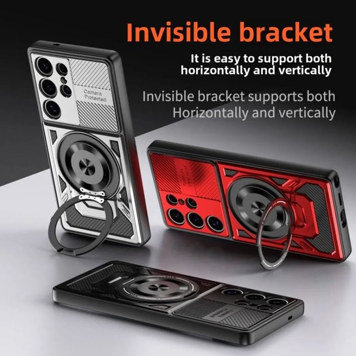 Samsung Galaxy A57 A17 / RUGGED MAGSAFE Удароустойчив кейс с пръстен